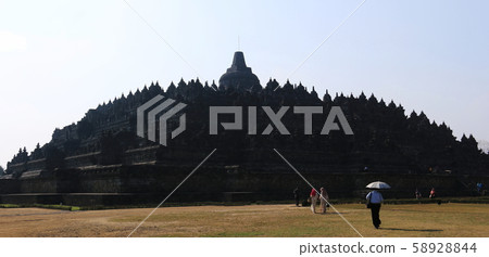 Java Island Yogyakarta Borobudur Temple Ruins Java Island Yogyakarta Borobudur Temple Ruins 58928844