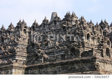 Java Island Yogyakarta Borobudur Temple Ruins Java Island Yogyakarta Borobudur Temple Ruins 58928857