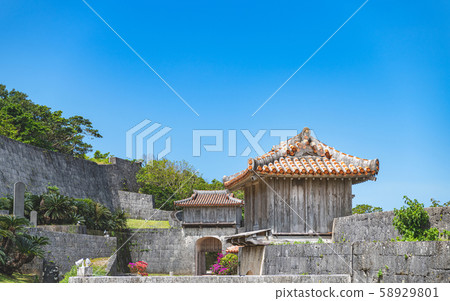 Shurijo Castle Kyumon Gate and Funeral Gate Shurijo Castle Kyumon Gate and Funeral Gate 58929801