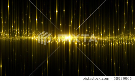 Abstract digital glowing neon light gold color - Stock Illustration ...