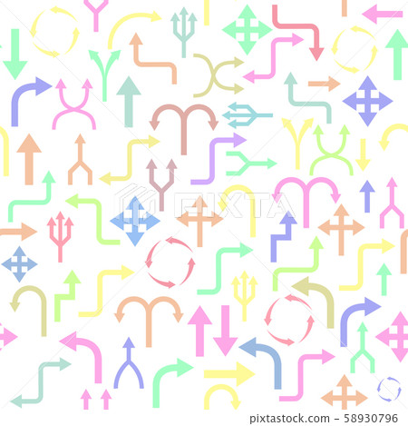 direction seamless pattern background icon. - Stock Illustration ...
