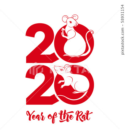 Year of the rat 2020. Year of the rat 2020. 58931154