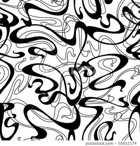 Art Nouveau seamless pattern. Art Nouveau seamless pattern. 58932174