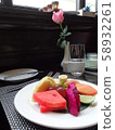 Breakfast fruit 58932261