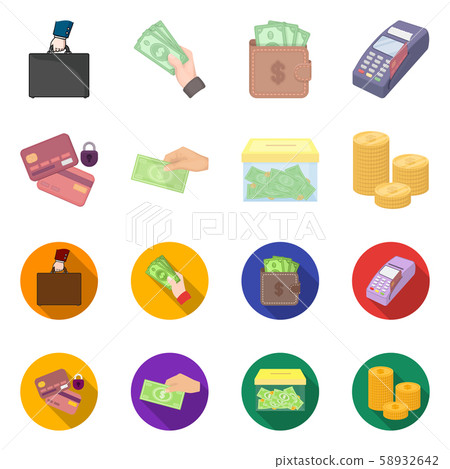 Vector design of payment and loan icon. Set of...-插圖素材 [58932642] - PIXTA圖庫