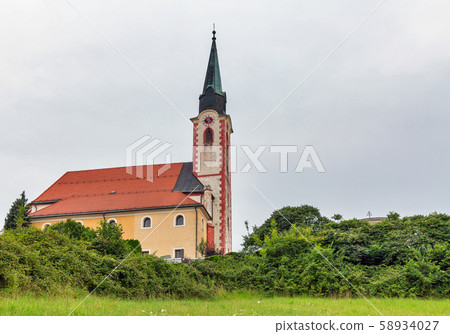 Parish Church of St. Peter near Maribor, Slovenia. 58934027