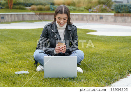 Freelancer waiting for a reply of her client Freelancer waiting for a reply of her client 58934205