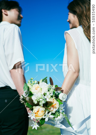 婚禮花束夫婦 58935490
