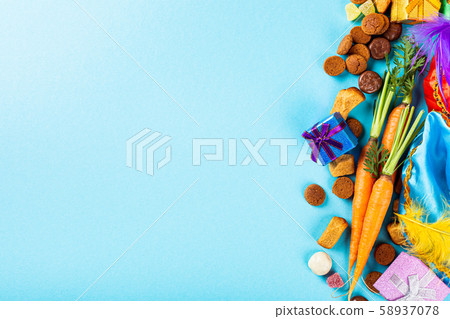 Dutch holiday Sinterklaas background Dutch holiday Sinterklaas background 58937078