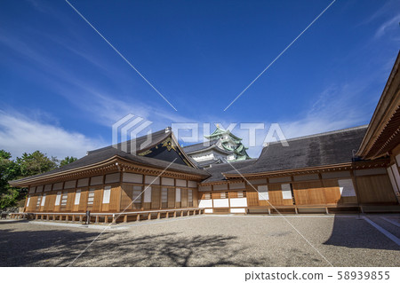 愛知縣名古屋城天守閣和本丸宮 58939855