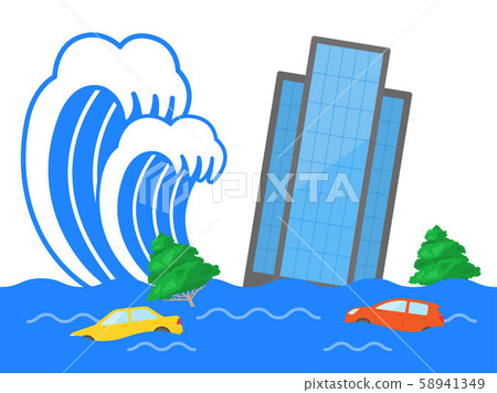 海嘯圖 海嘯圖 58941349