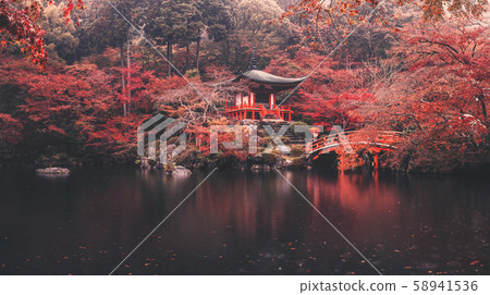 Daigo-ji temple in autumn season at japan 58941536