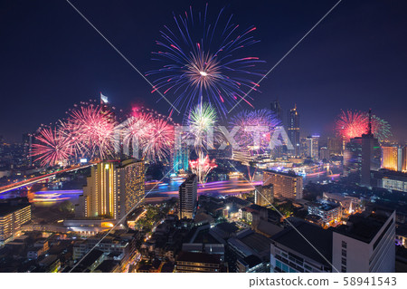 Loy Kratong Festival in Bangkok city Loy Kratong Festival in Bangkok city 58941543