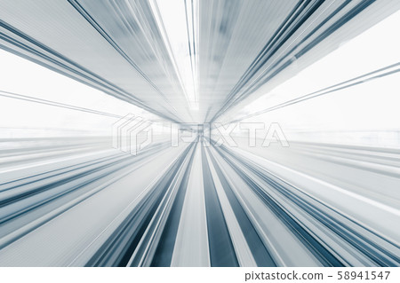 Motion blur of train Motion blur of train 58941547