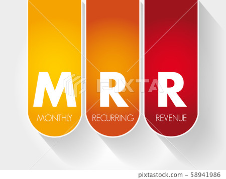 MRR - Monthly Recurring Revenue acronym MRR - Monthly Recurring Revenue acronym 58941986