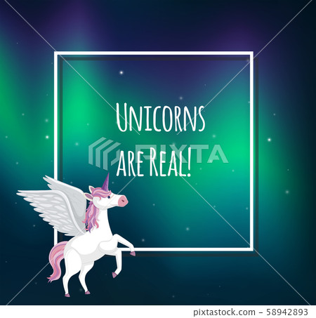 Cute Pastel Unicorn Text Template Cute Pastel Unicorn Text Template 58942893