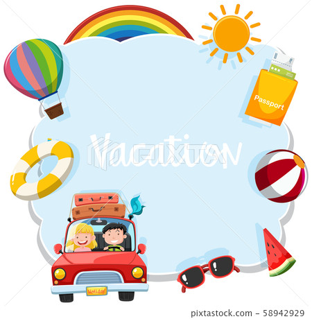 A Template of Vacation Tourist A Template of Vacation Tourist 58942929