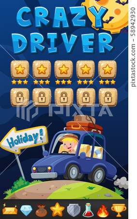 A Night Driving Game Template A Night Driving Game Template 58942930