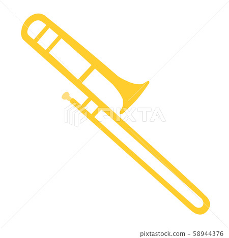 Trombone vector illustration orchestra brass band brass band music 58944376