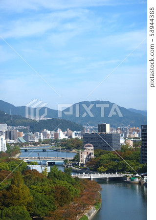原子彈圓頂和本安川和平紀念公園廣島 58944388