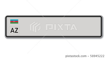 Car number plate Car number plate 58945222