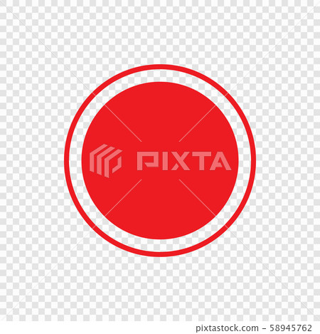 Screen record button isolated 58945762