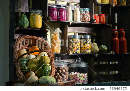 Jars With Pickled Vegetables Jars With Pickled Vegetables 58946275