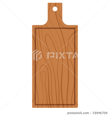 Empty wooden texture cutting and serving squared with a handle and a hole in the handle kitchen Empty wooden texture cutting and serving squared with a handle and a hole in the handle kitchen 58946709
