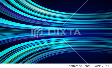 Blue colorful lines for fiber optic network 58947034
