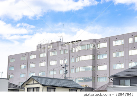 醫院和住宅景觀 58947945