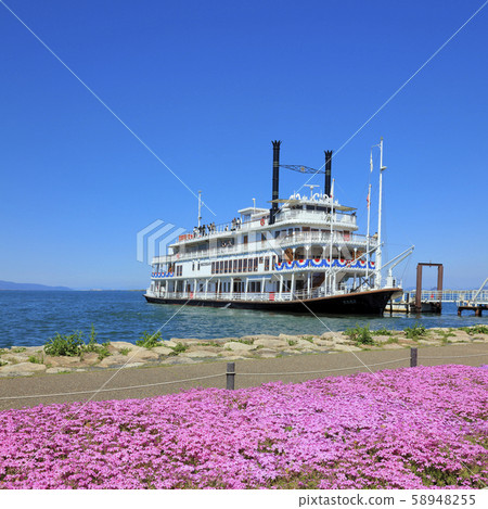 Lake Biwa sightseeing outer ring boat 2019 Lake Biwa sightseeing outer ring boat 2019 58948255