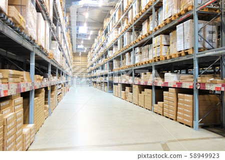 Warehouse scene Warehouse scene 58949923