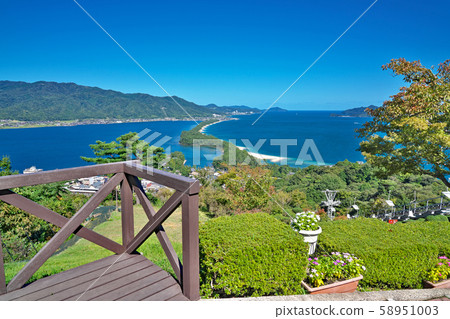 [天橋立（來自天橋立觀景台）]京都宮津 58951003