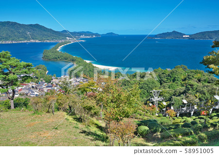 [天橋立（來自天橋立觀景台）]京都宮津 58951005