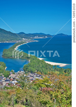 [天橋立（來自天橋立觀景台）]京都宮津 58951010
