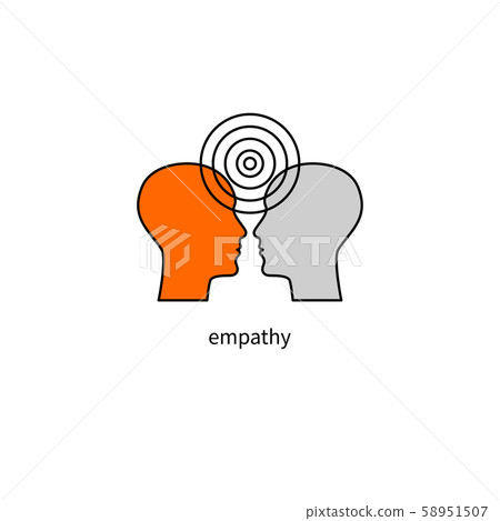 psychology logo, empathy icon psychology logo, empathy icon 58951507