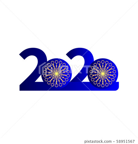 2020 blue festive numbers 58951567