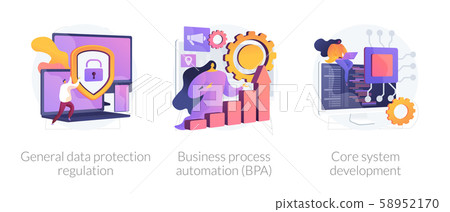 Information management vector concept metaphors Information management vector concept metaphors 58952170