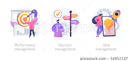 Management solutions vector concept metaphors 58952187