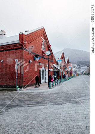 Hakkodate Red brick warehouses Kanemori at Hakodate port 58953178