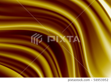Realistic gold silk satin fabric wave luxury background vector illustration. Realistic gold silk satin fabric wave luxury background vector illustration. 58953952