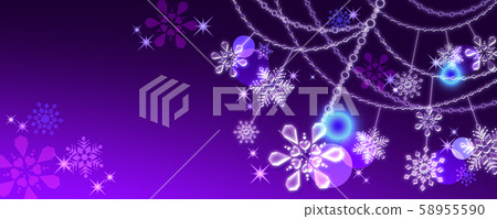 Snow crystal ornament 3D ice_other colors, variations available Snow crystal ornament 3D ice_other colors, variations available 58955590