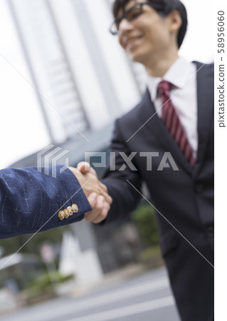 商人握手 58956060