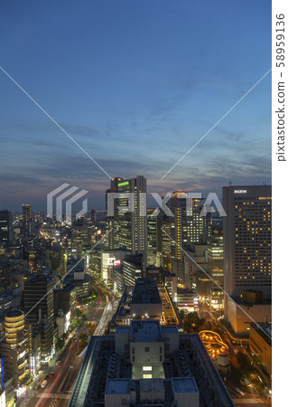 Night view / Nishi Umeda / Osaka 58959136