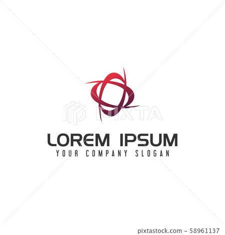 abstract Technology logo design concept template - Stock Illustration ...