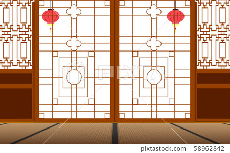 indoor chinese room in the house 58962842