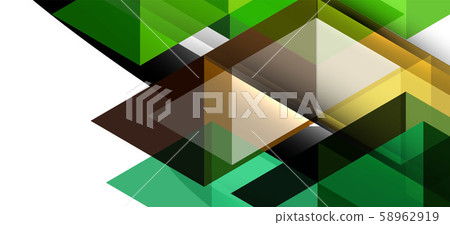 Modern mosaic triangle template background, great design for any purposes. Abstract geometric 58962919