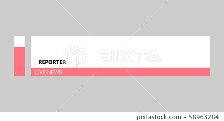 Video headline title or television Video headline title or television 58963284