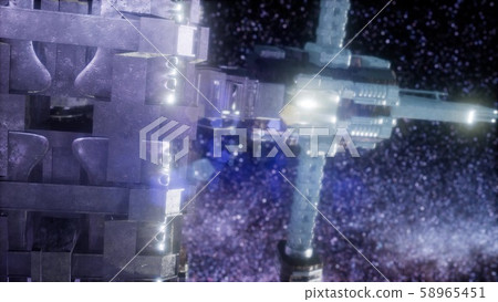 spaceship spacecraft outer galaxy universe spaceship spacecraft outer galaxy universe 58965451