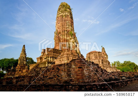 Wat Phra Ram, Ayutthaya province, Thailand. 58965817